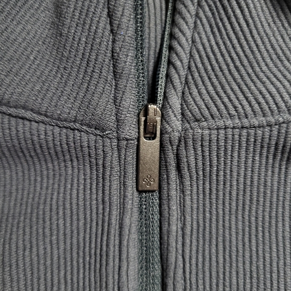 Shambhala Women's Sweater Size XL 1/2 Zip Pull Over Drop Shoulder Dark Green - Picture 9 of 9